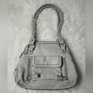 Elegant Gray Women's Handbag